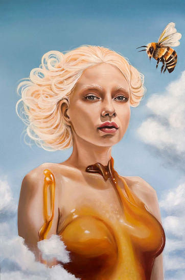 The Sweet, Sweet Girl painting by Maria Mazuchova