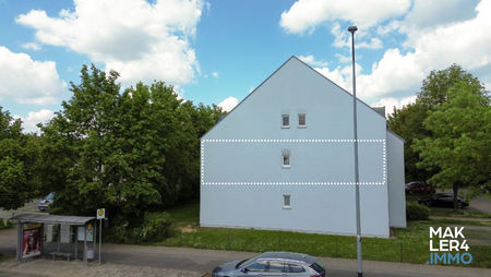 Süd-Ansicht Eigentumswohnung am Hainig in Schweinfurt