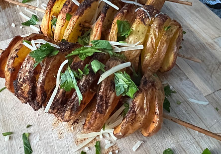 3 easy steps to make tornado, twister or spiral potatoes in an air fryer