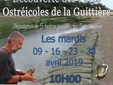 Découvertes des parcs ostréicoles de la Guittière