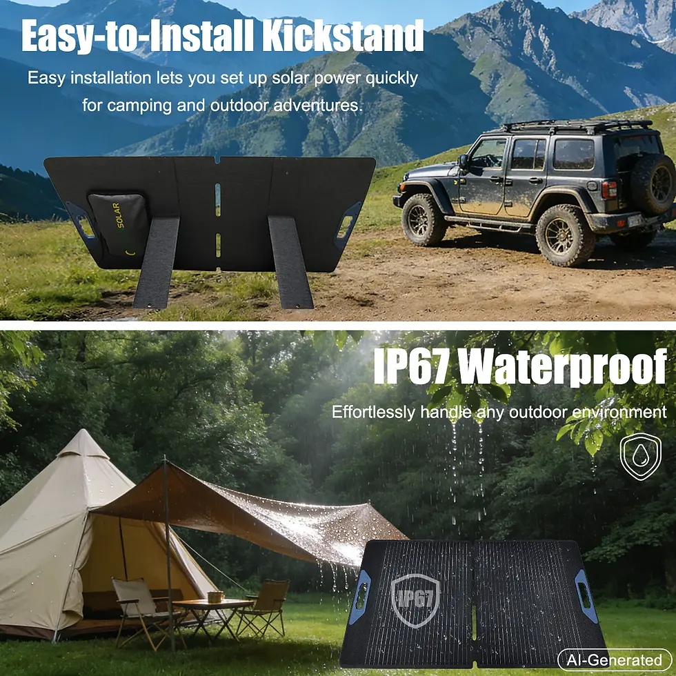 Thumbnail: 100W Foldable Solar Panel