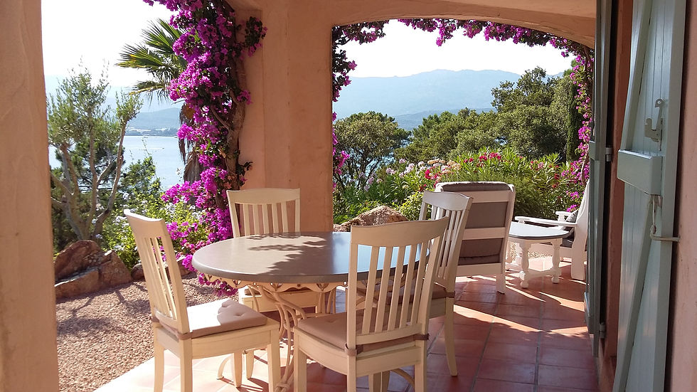 Überdachte Terrasse