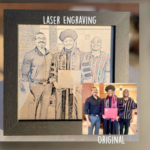 Laser Engraved Photo