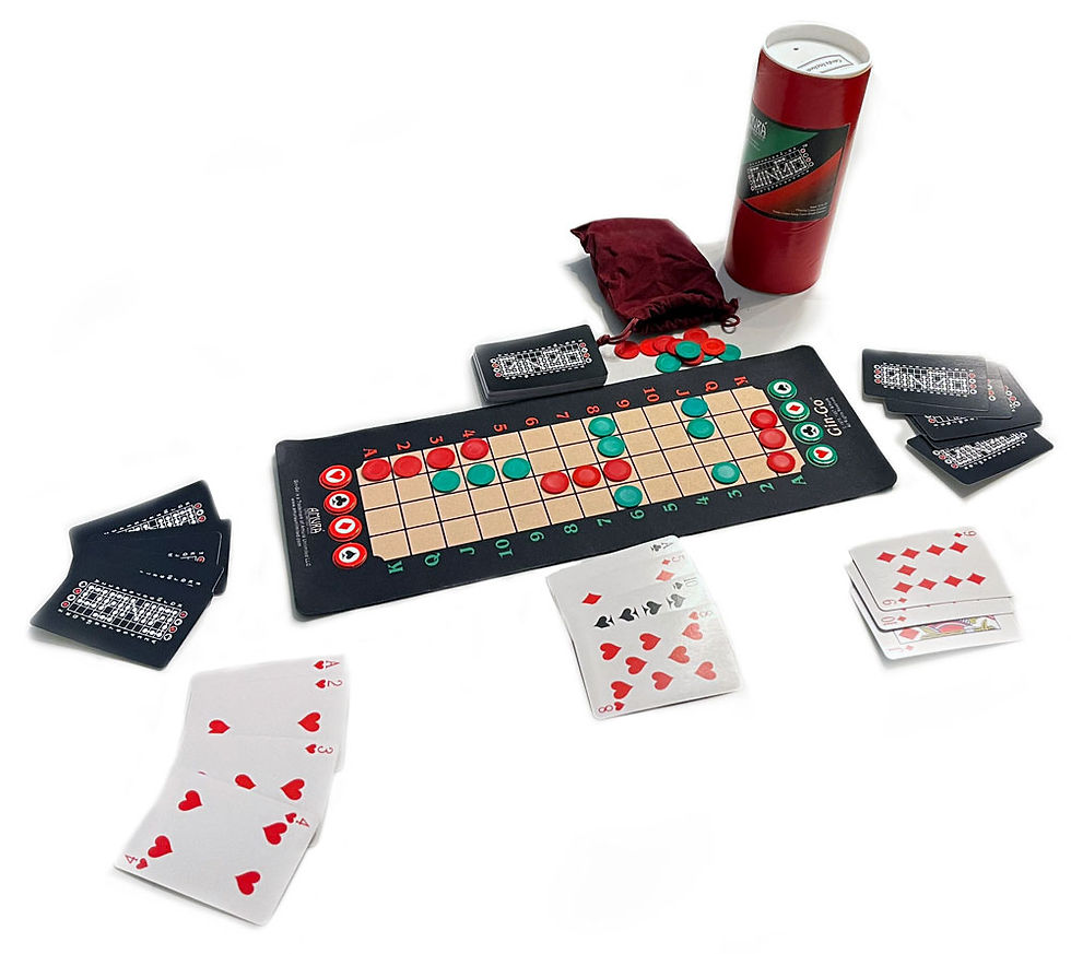 Thumbnail: Gin-Go board game matte playing cards and game container
