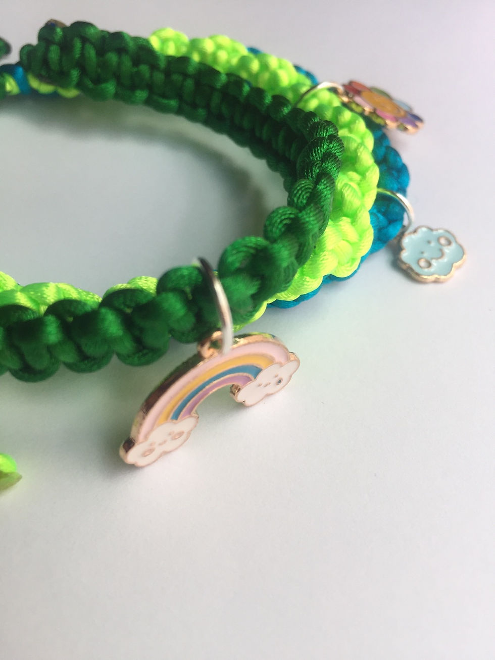 Thumbnail: Bracelet trio vert et bleue