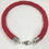 Miniature : Bracelet macramé rouge
