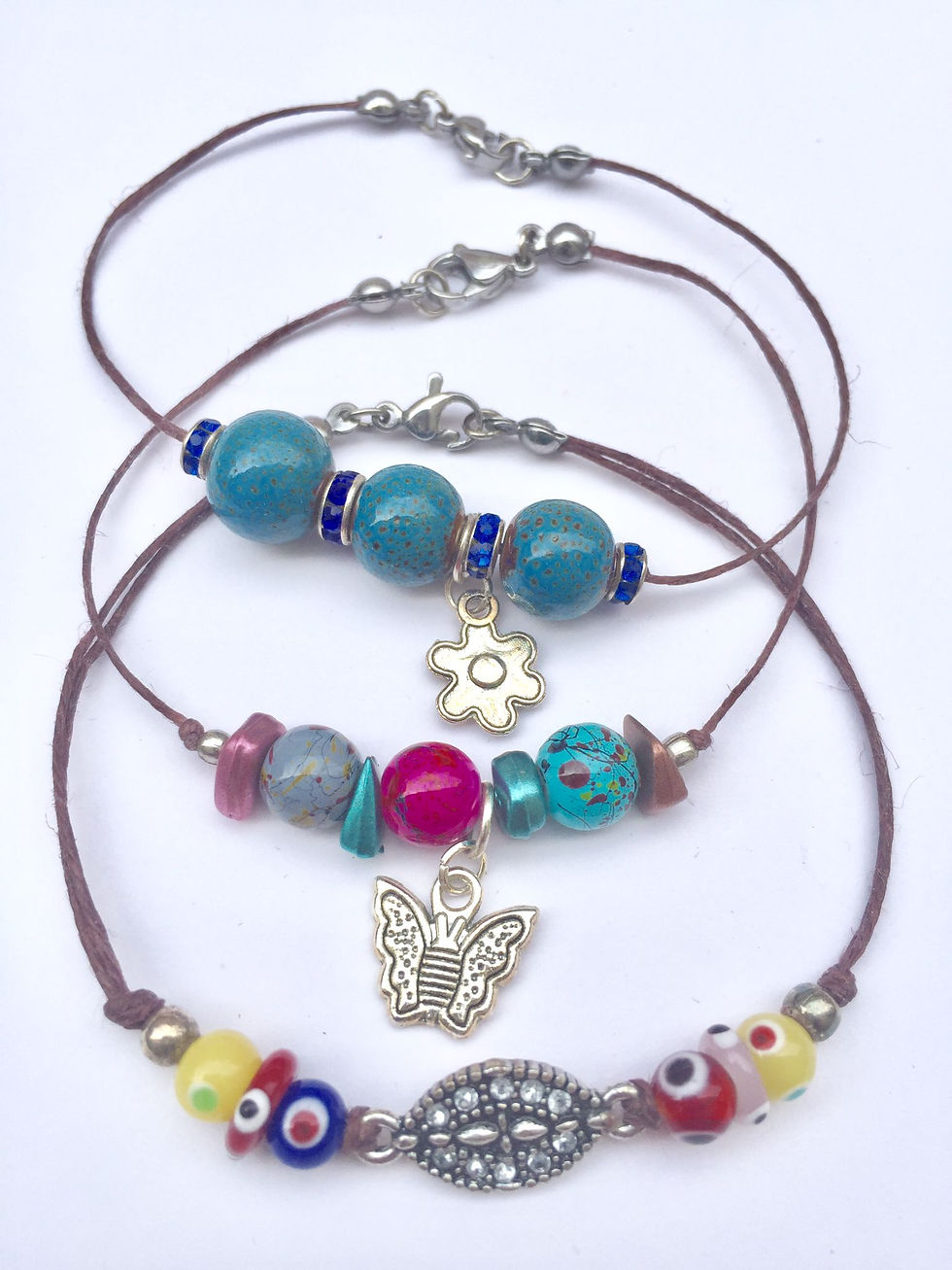 Miniature : Ensemble de trois Bracelets ou Chevillères