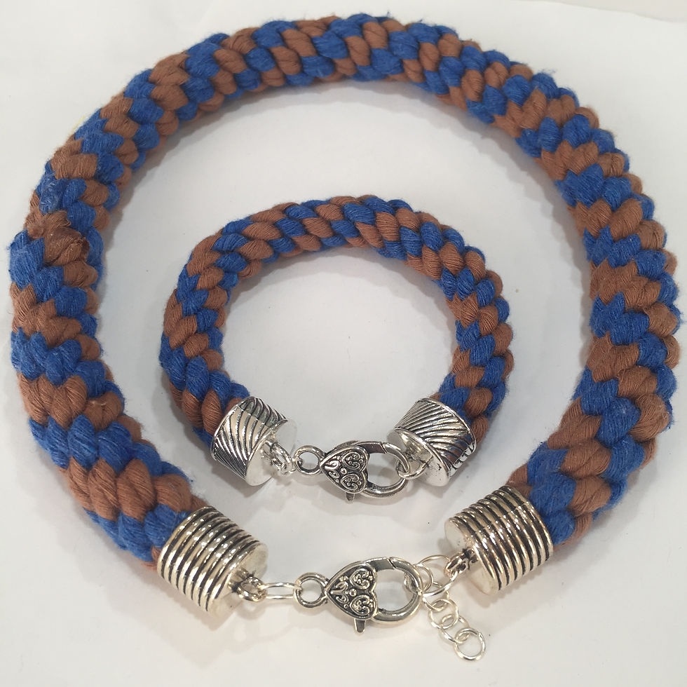 Miniature : Collier en macramé 