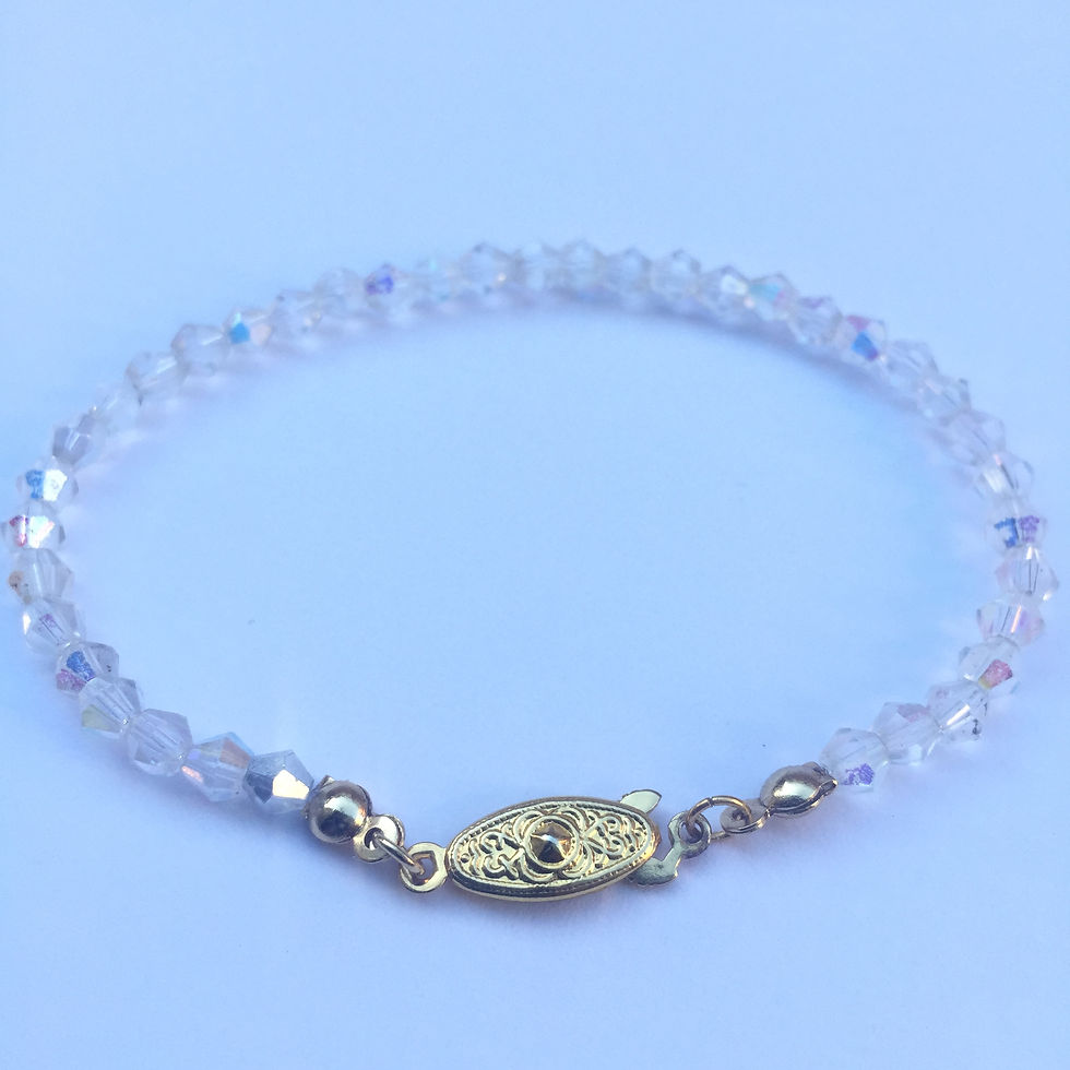 Miniature : Bracelet perles à facettes 