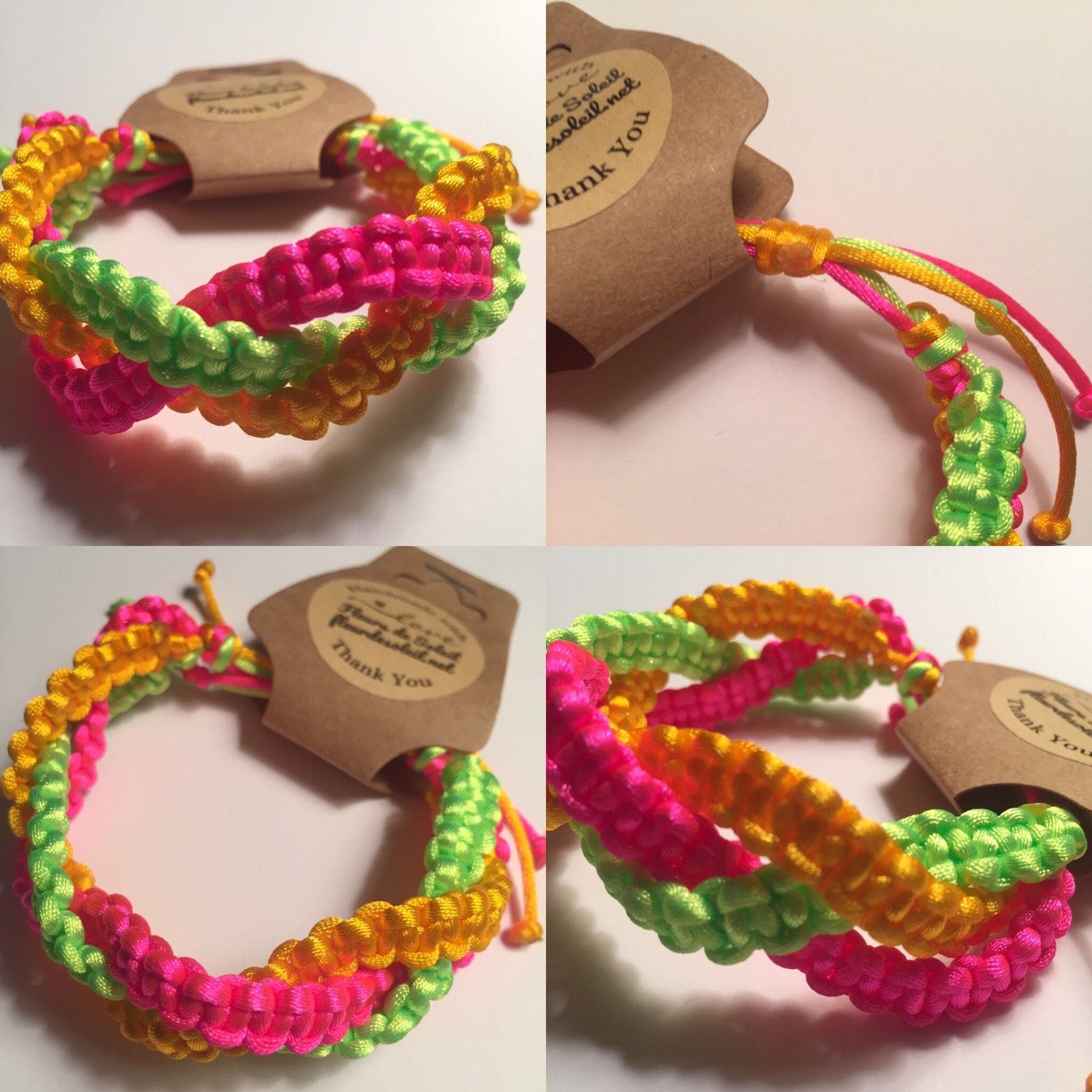 Bracelet triple tressé 