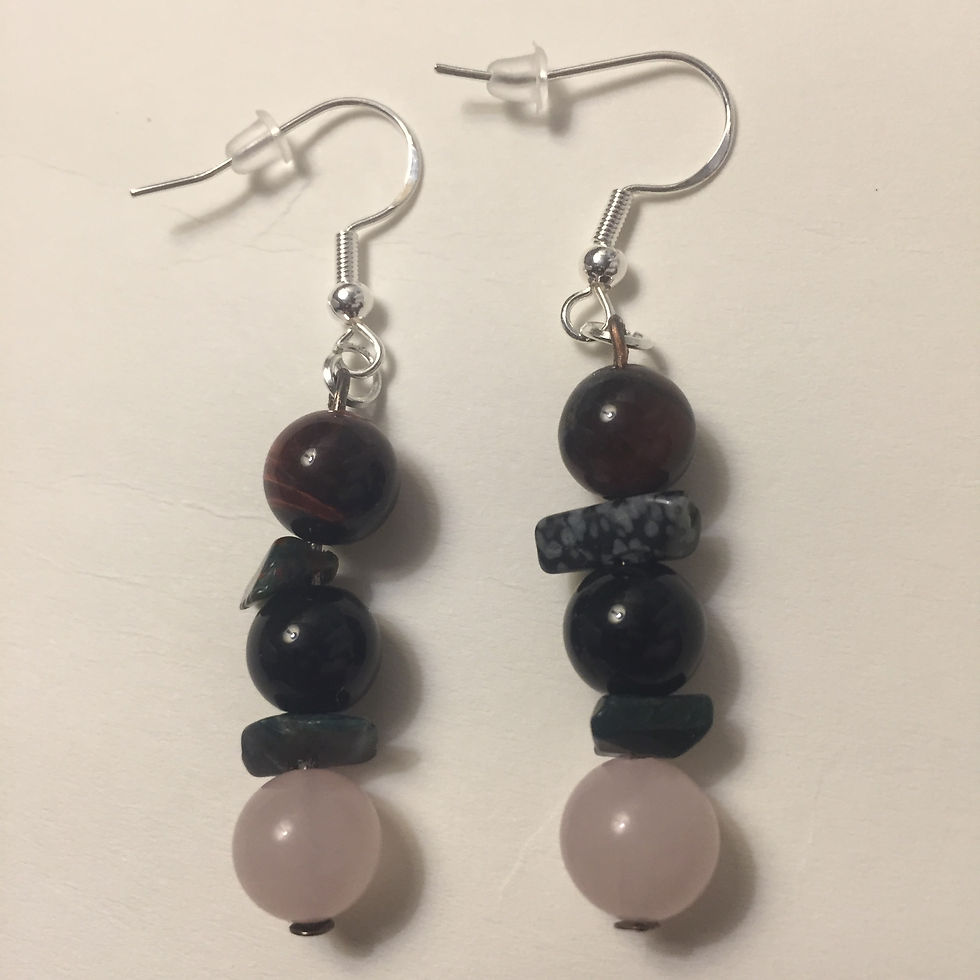 Miniature : Set beaded bracelet earrings 