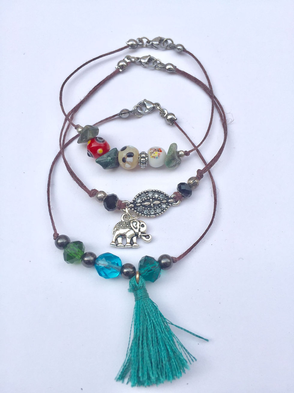 Miniature : Ensemble de trois Bracelets ou Chevillères