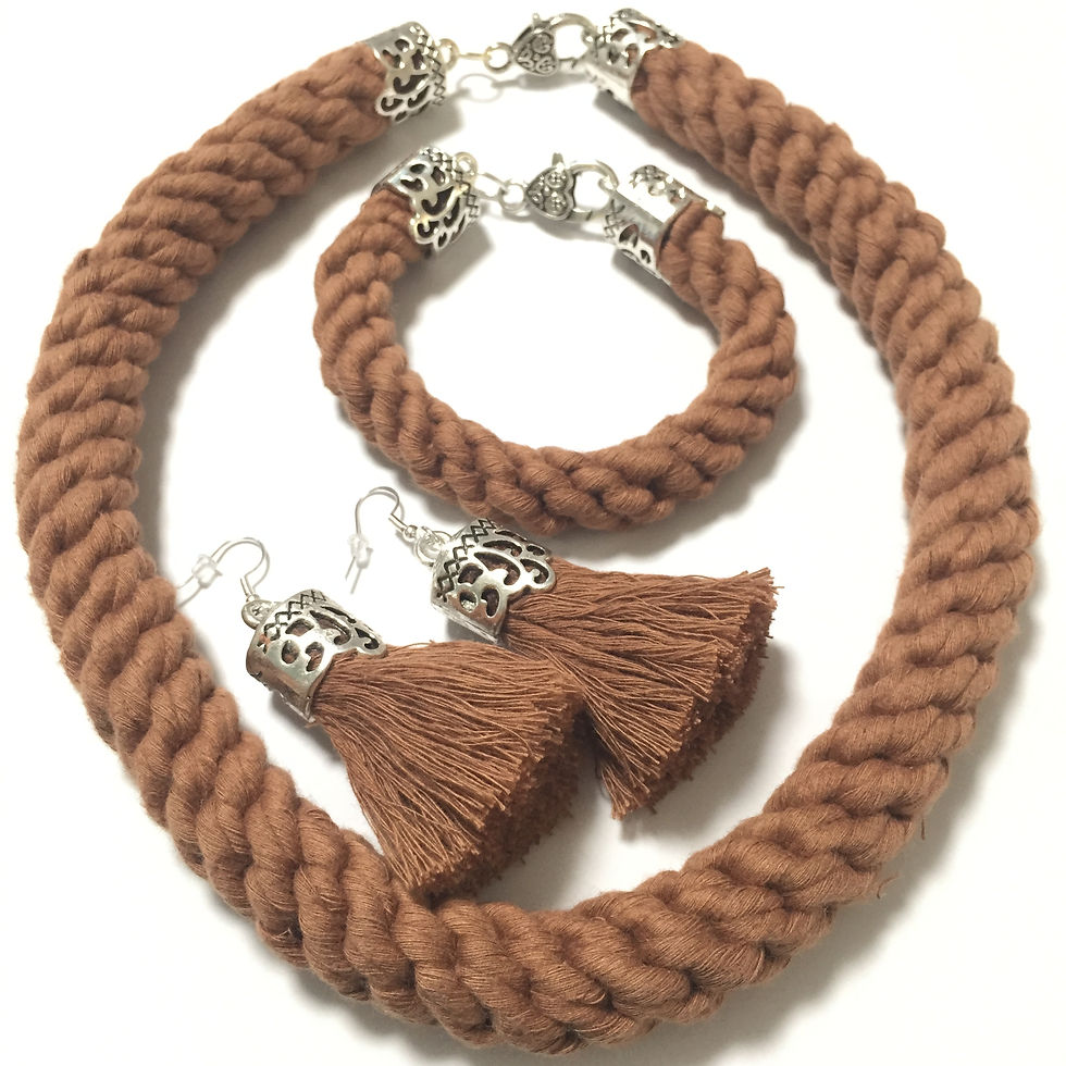 Miniature : Boucles d’oreille marron caramel