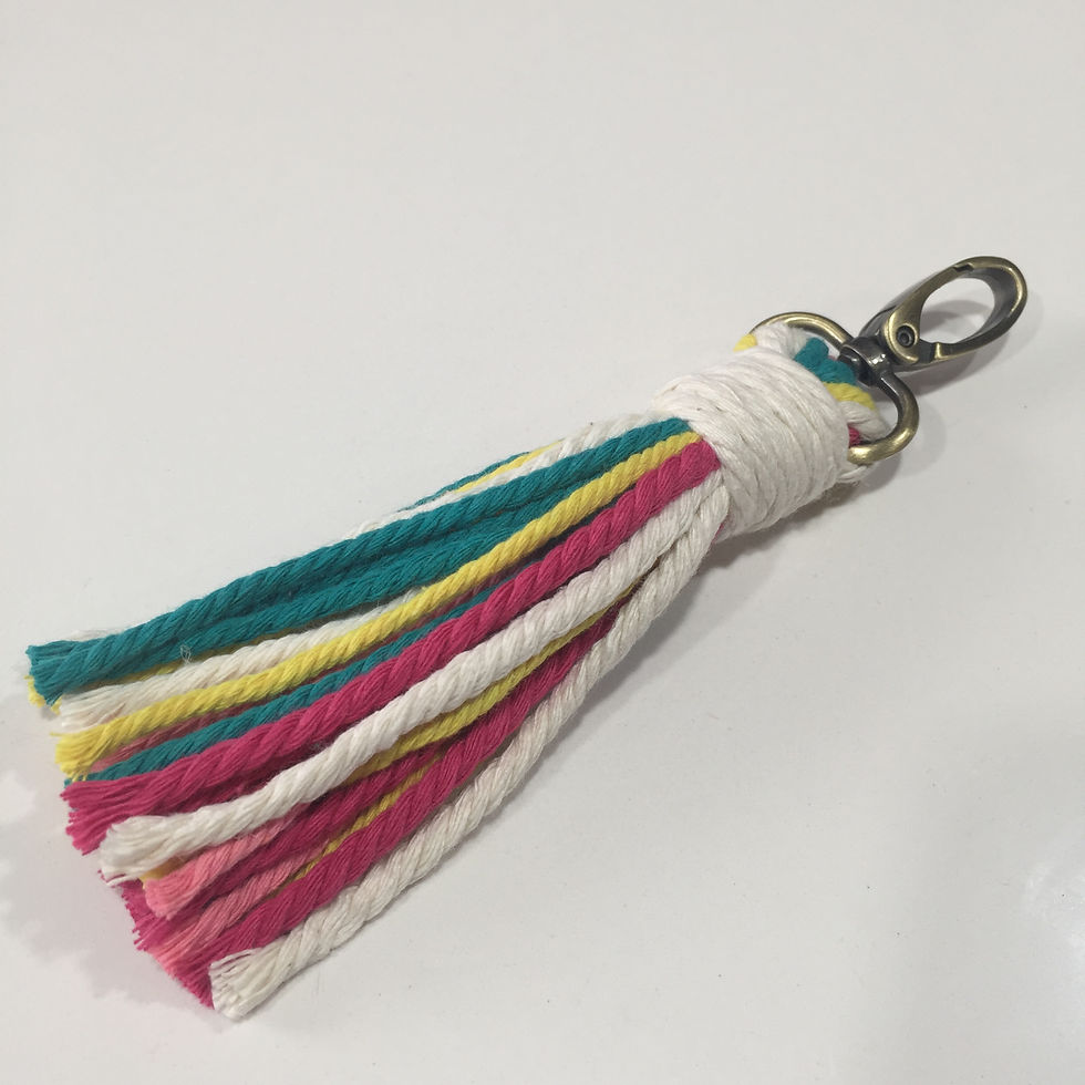 Miniature : sac à franges avec bandoulière+porte-clés 