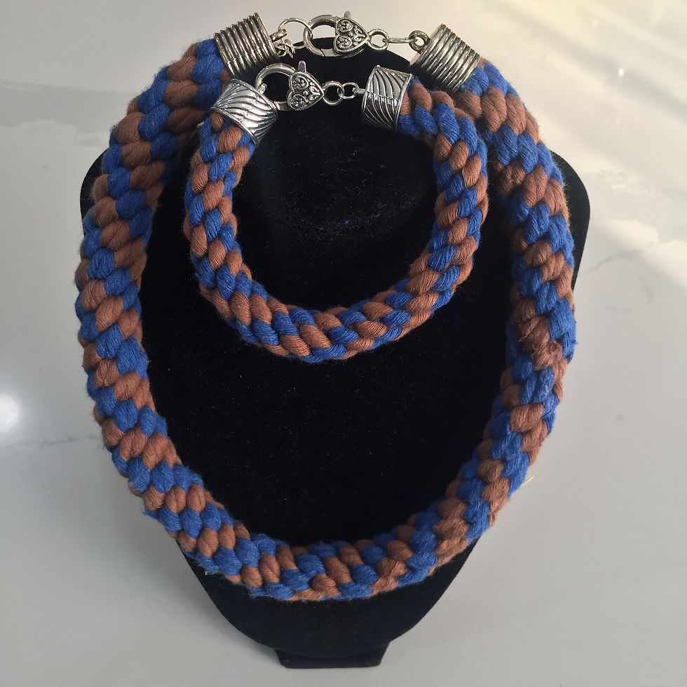 Miniature : Collier en macramé 