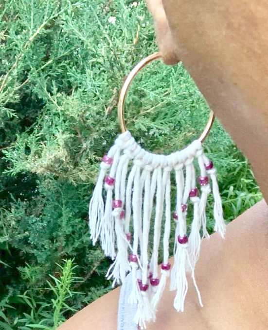 Miniature : Boucles d’oreilles franges 