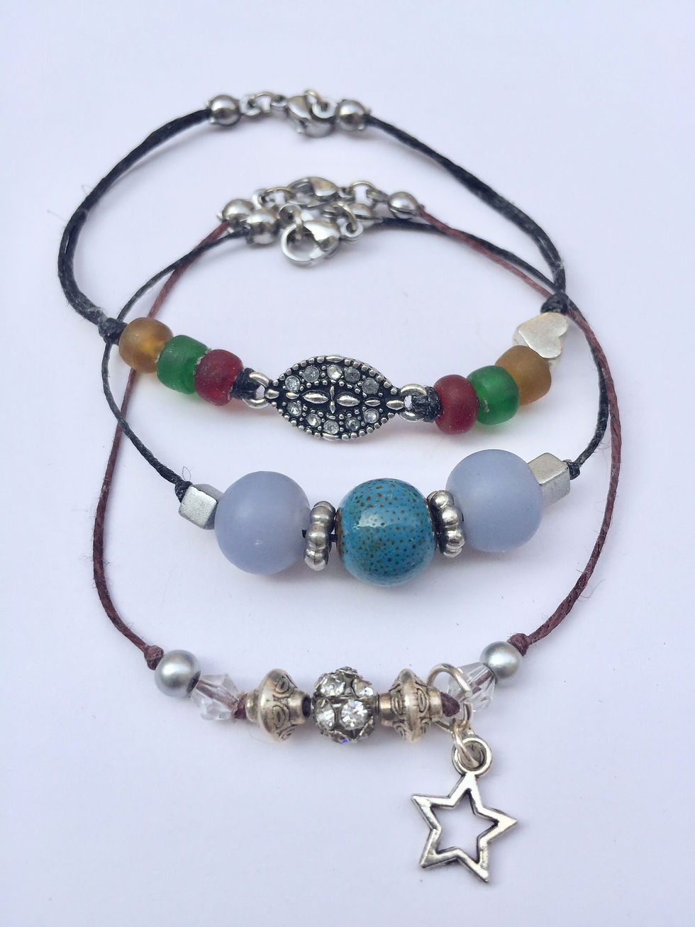 Miniature : Ensemble de trois Bracelets ou Chevillères