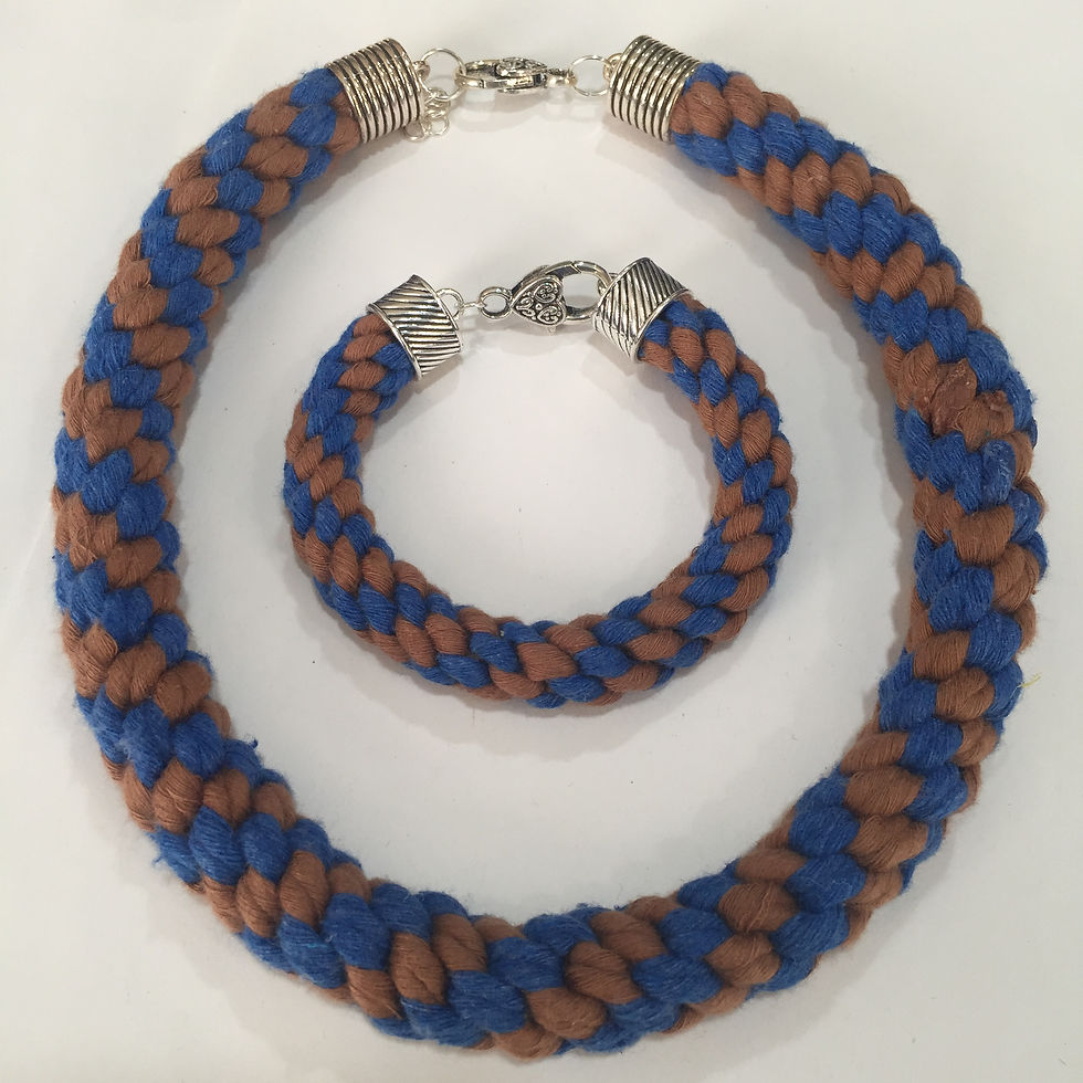 Miniature : Collier en macramé 