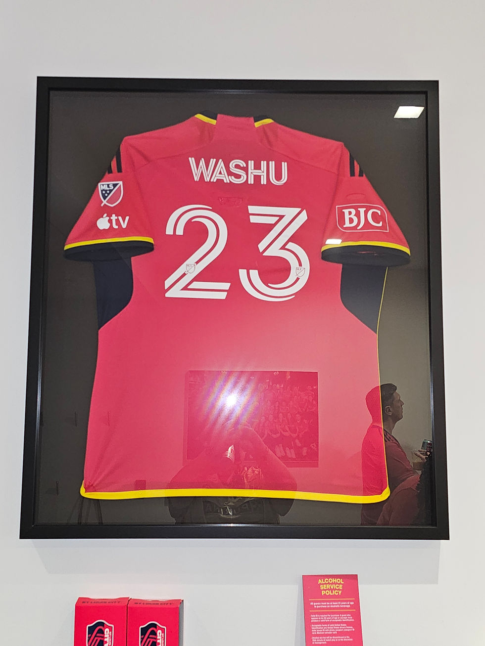 WashU's Honorary Jersey. Photo by Author.