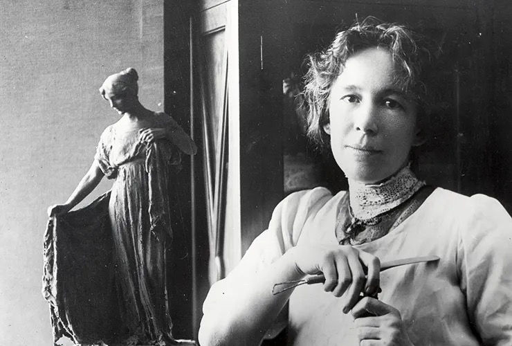 Bessie Potter Vonnoh in Studio, National Museum of Women in the Arts