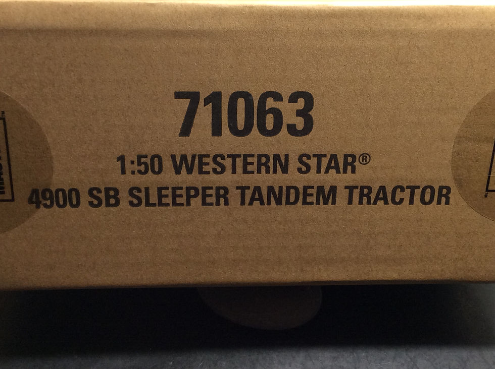 Thumbnail: 1:50 scale Western Star 4900 Tandem SB Axle w/Sleeper - Orange/Black
