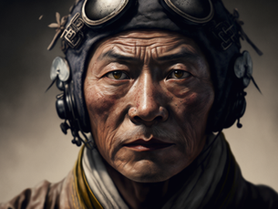 Why did the Kamikaze pilots wear safety helmets?