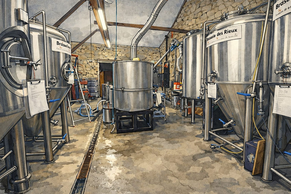salle de brassage