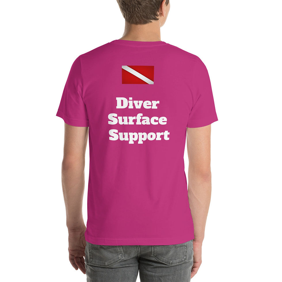 Thumbnail: Modern Diver Surface Support Short-Sleeve Unisex T-Shirt