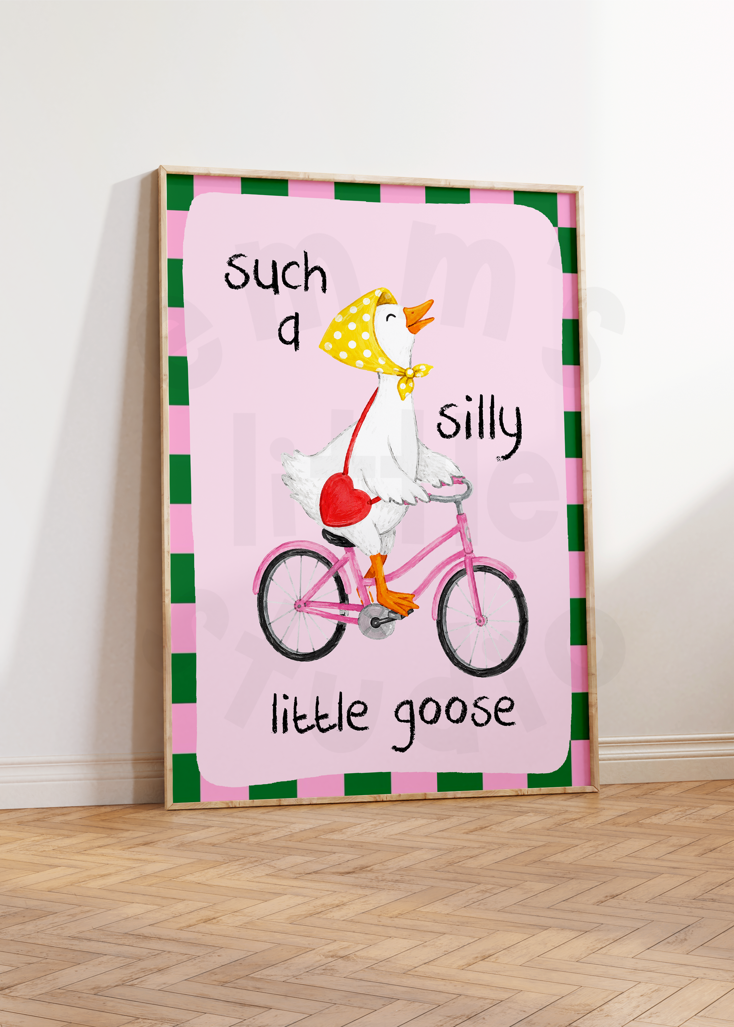 Silly Little Goose Print