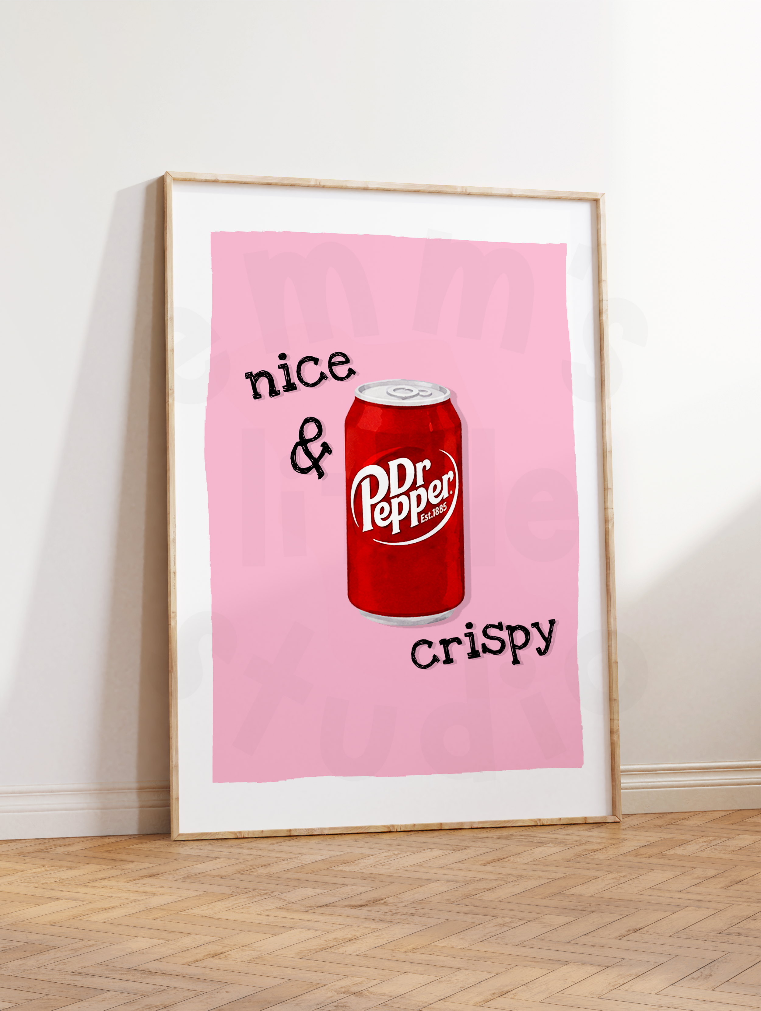 Nice & Crispy Dr Pepper Print