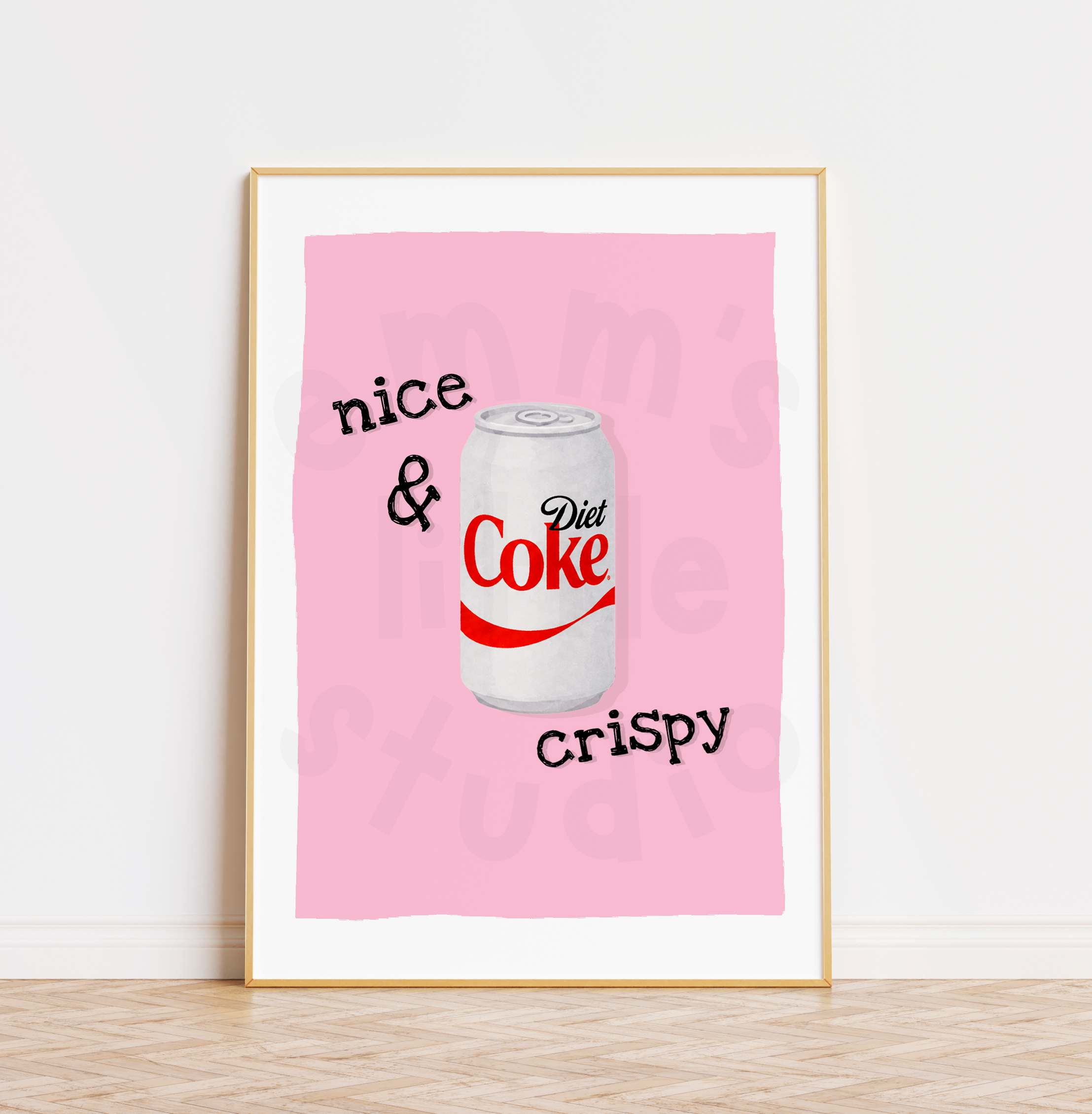 Nice & Crispy Diet Coke Print