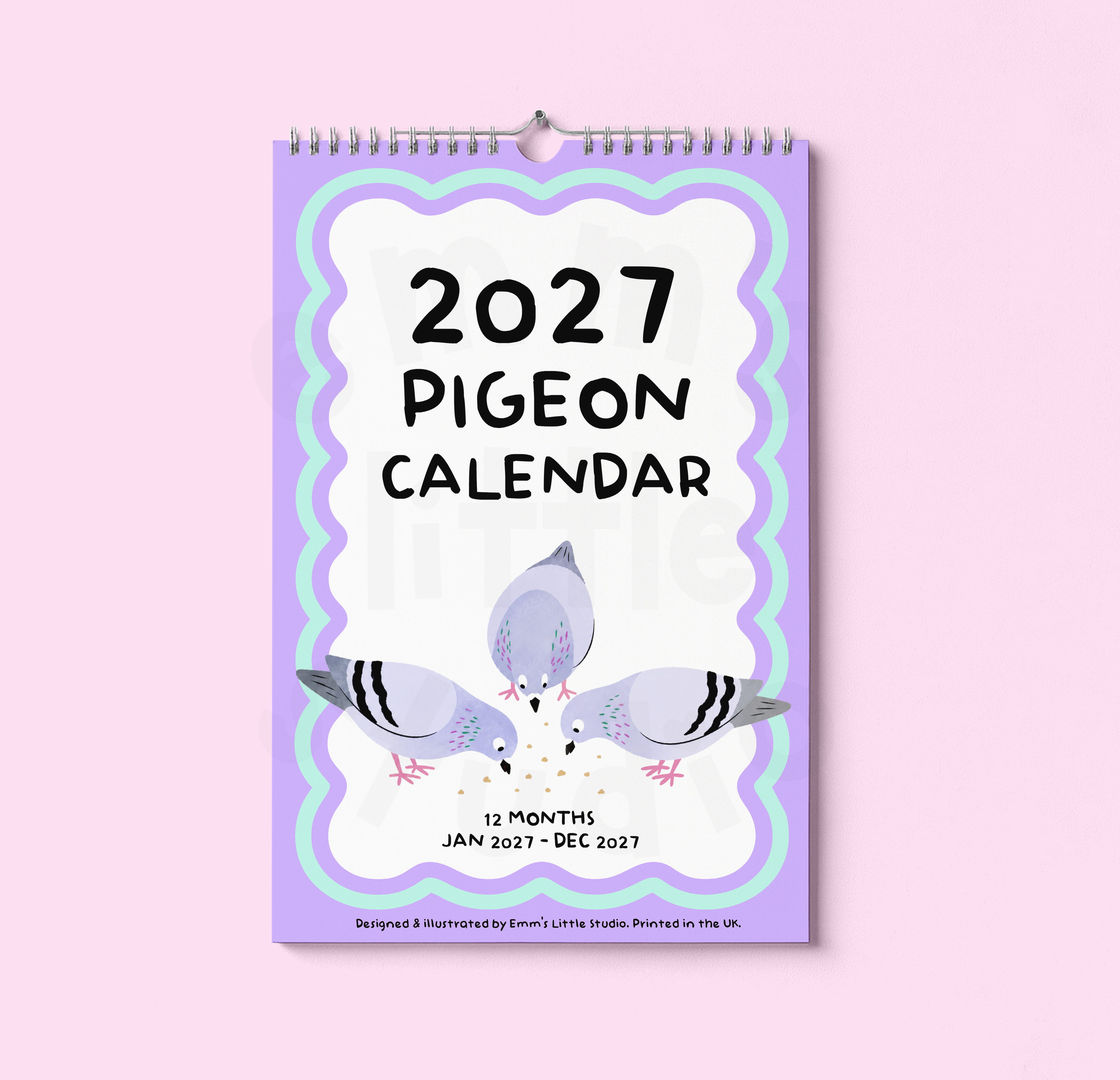 2027 Pigeon Calendar