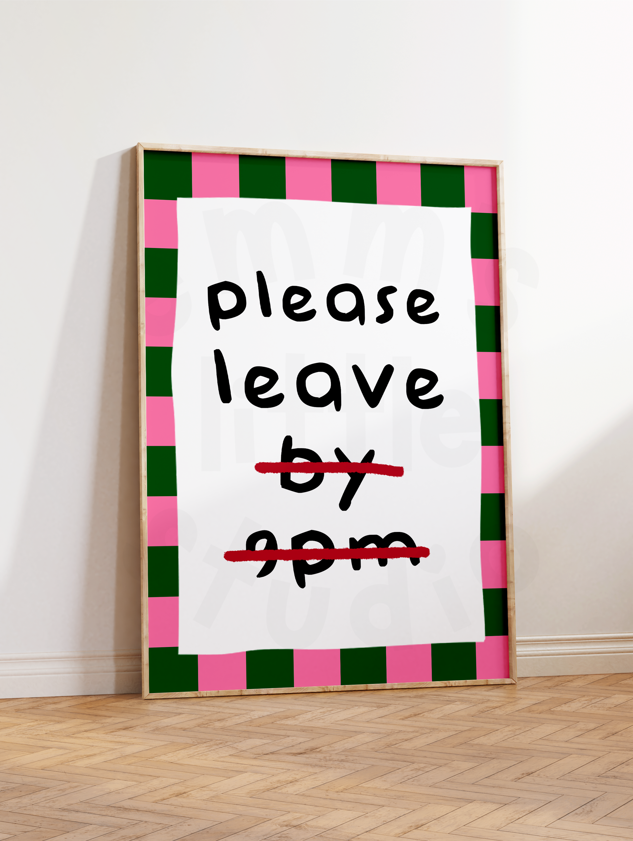 Please Leave Print