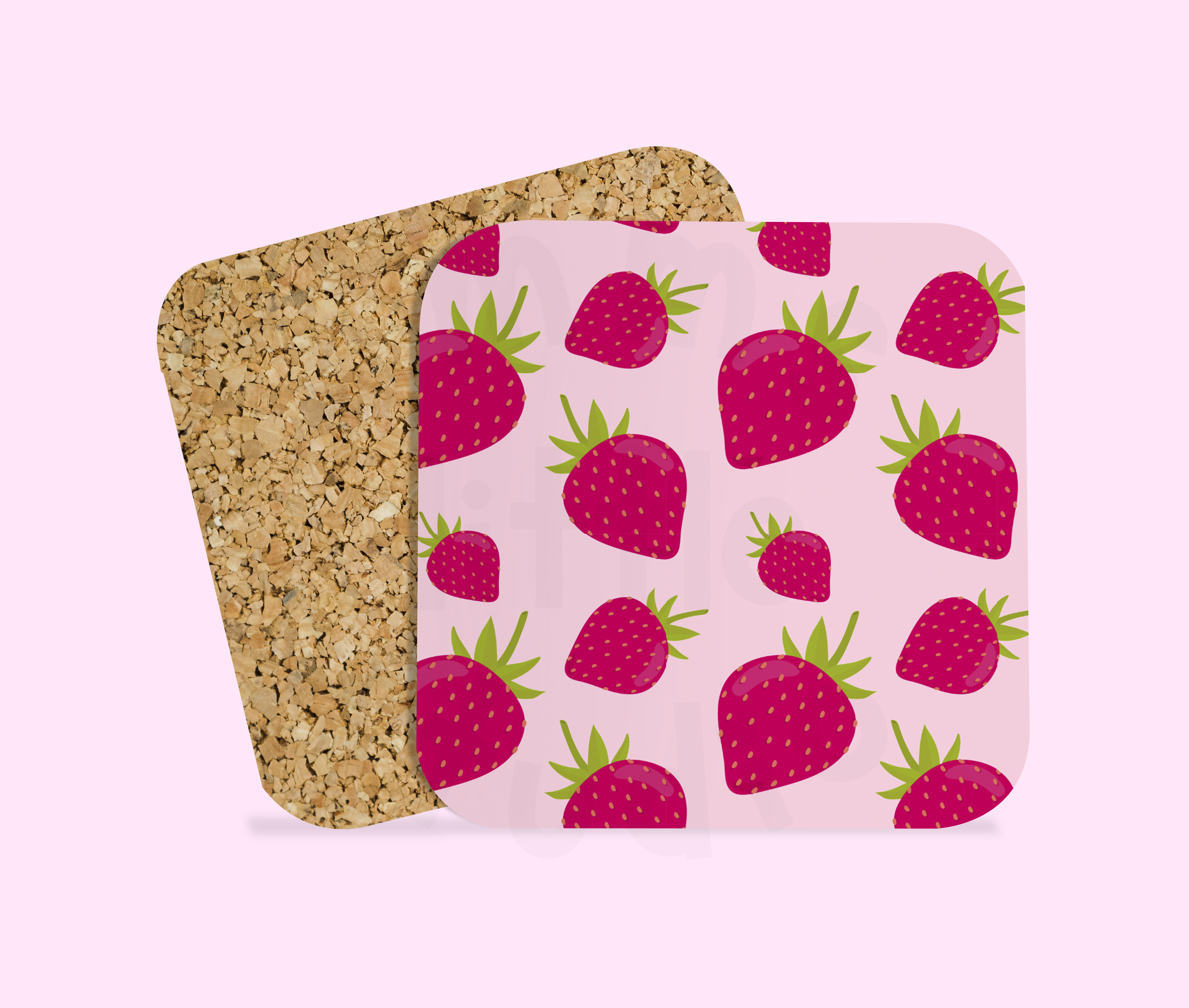 Strawberry Coaster