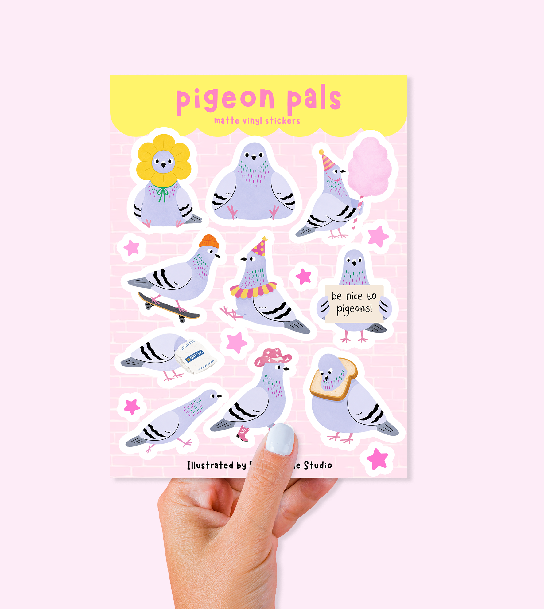 Pigeon Pals Sticker Sheet
