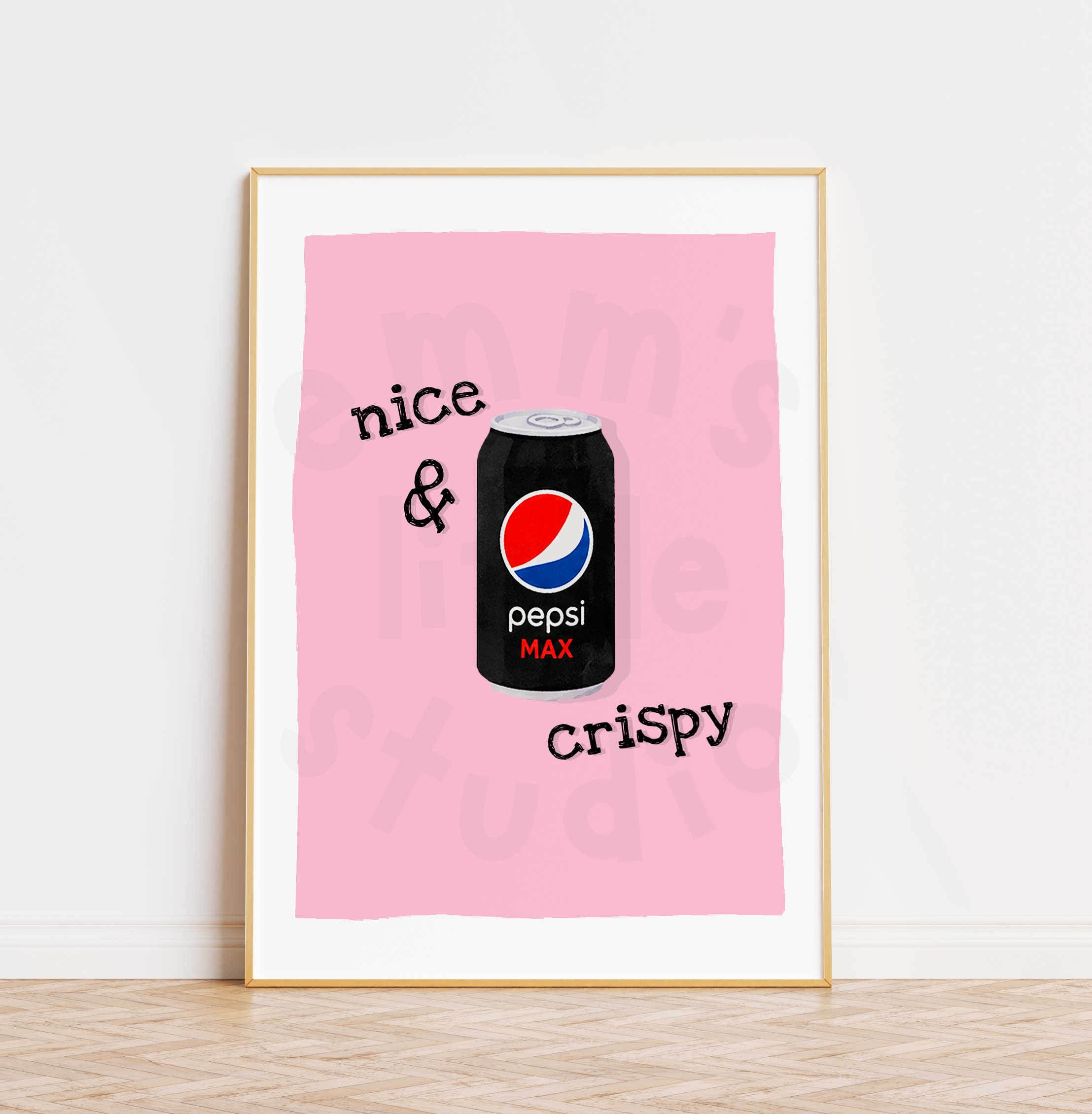 Nice & Crispy Pepsi Max Print