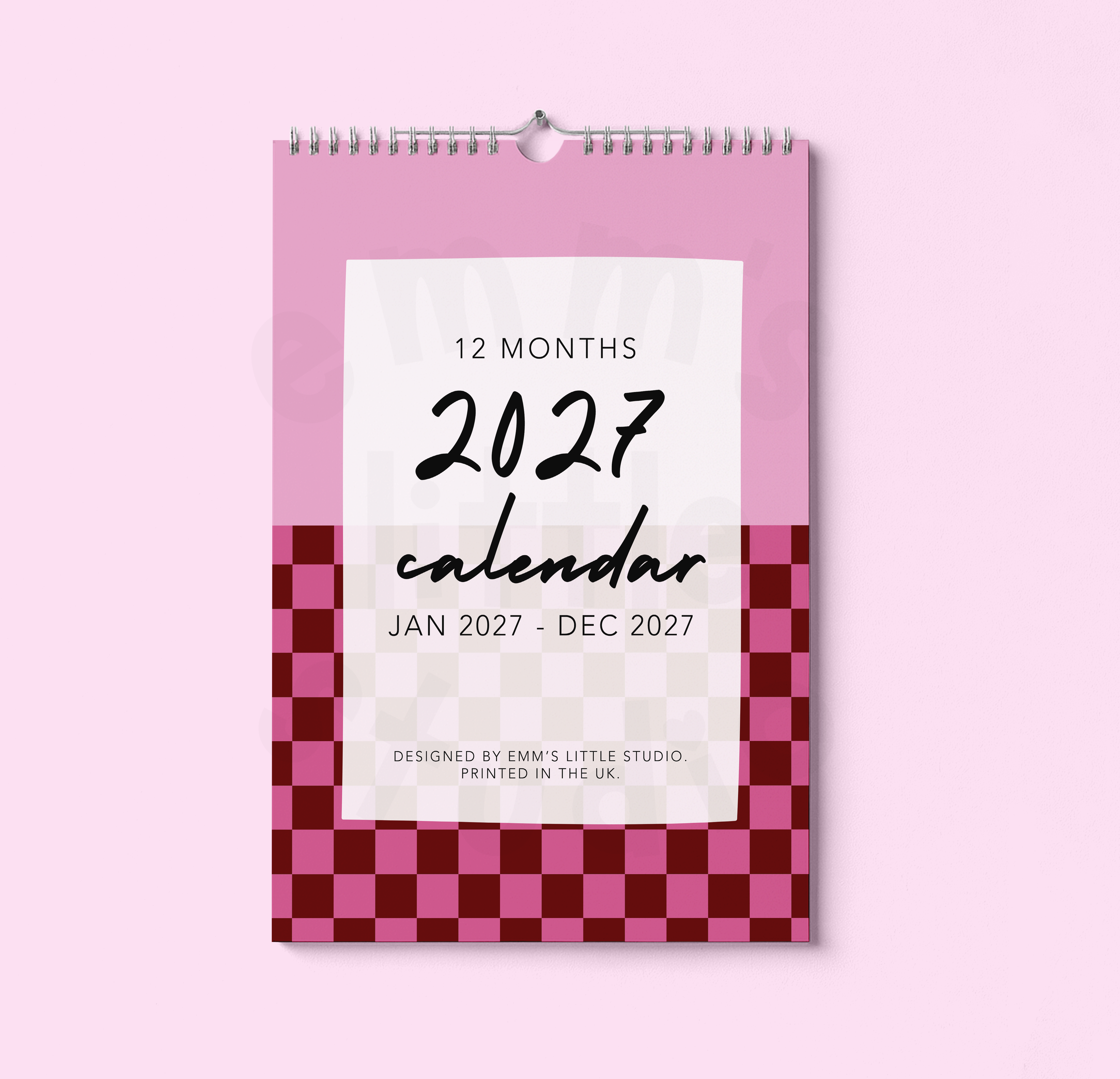 2027 Check Calendar