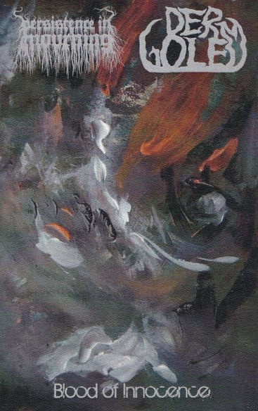 Abstract jaguar painting, dark hues