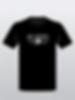 Black t-shirt with "RZR" band logo
