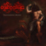 Olho Negro's "Transcendental Matter" CD cover: muscular figure dominates
