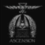 Lord Storm - Ascension CD cover: demonic figure sits atop a stone altar, flanked by winged beings.
