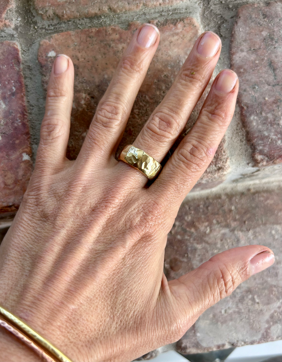 Thumbnail: One-of-a-Kind Handmade Bronze Ring