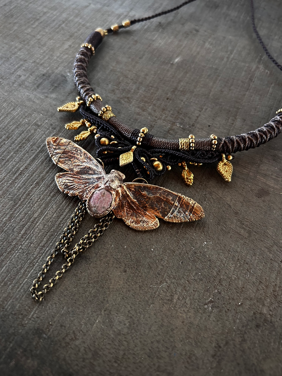 Thumbnail: Real cicada Necklace