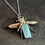 Thumbnail: Bumblebee Pendant in Electroforming with Amazonite