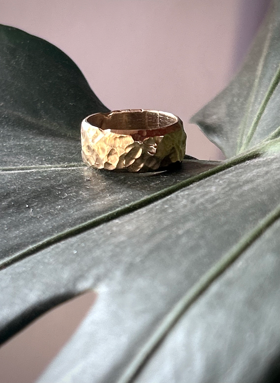 Thumbnail: One-of-a-Kind Handmade Bronze Ring 
