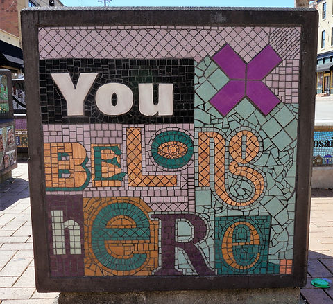 Mosaic bench