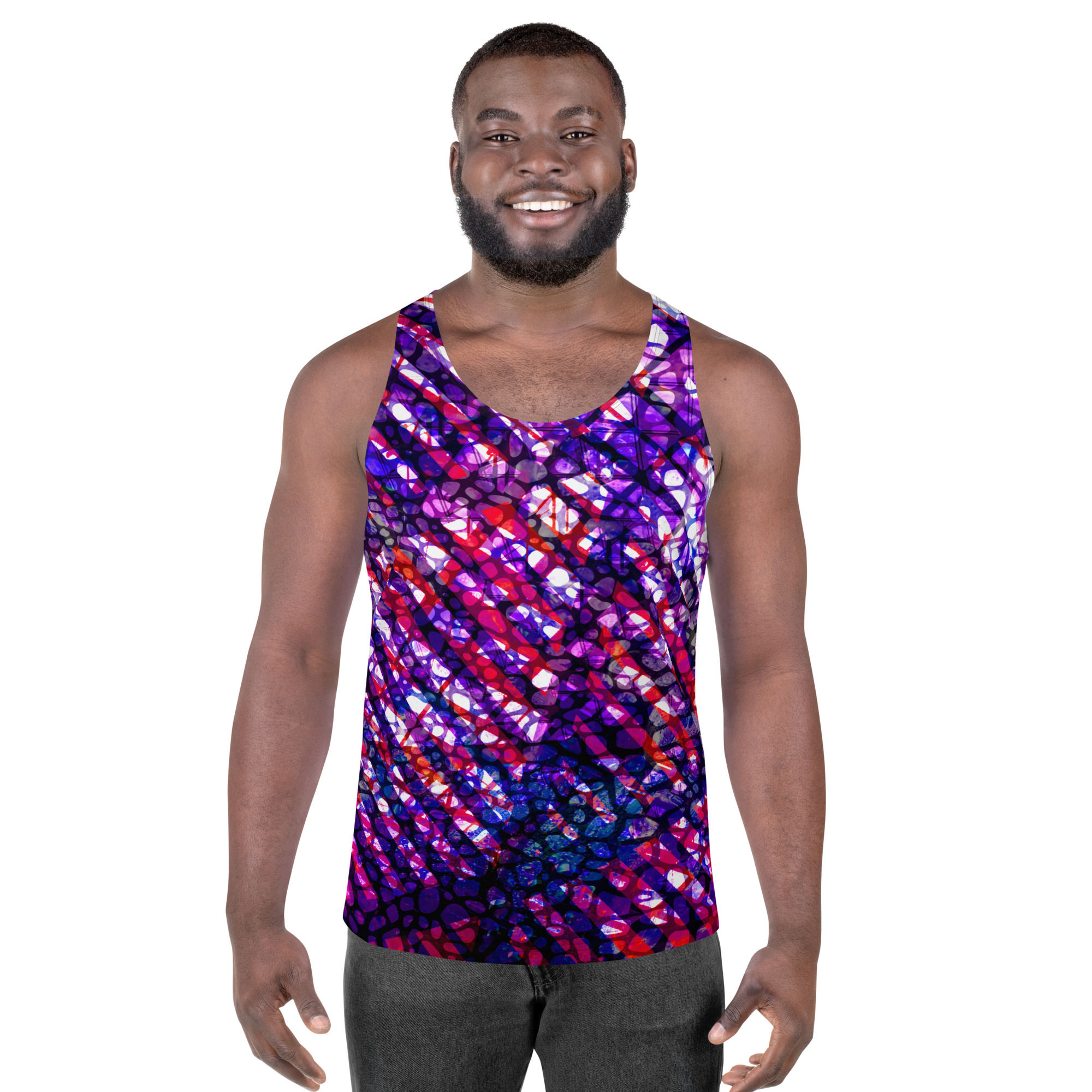 raindrops Unisex Tank Top