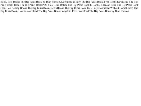 Free The Big Penis S Rar Epub Download