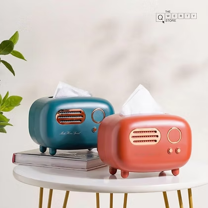 Chic tissue box for festive hosting; adds cheeky modern flair to dining tables; budget Diwali pick – The QWERTY Store