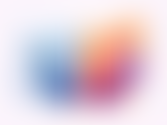 Illustration of a brain, left side blue with math and gears, right side orange with music notes and paint splashes, symbolizing logic and creativity.